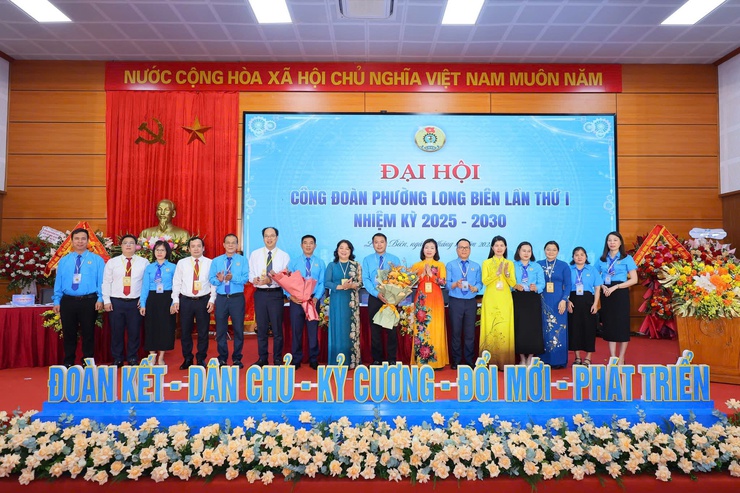 Đại hội Công đoàn phường Long Biên lần thứ I, nhiệm kỳ 2025-2030 thành công tốt đẹp- Ảnh 4.