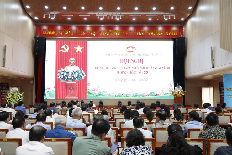 Phường Hà Đông triển khai Tháng cao điểm “Vì người nghèo” và an sinh xã hội năm 2025- Ảnh 1.