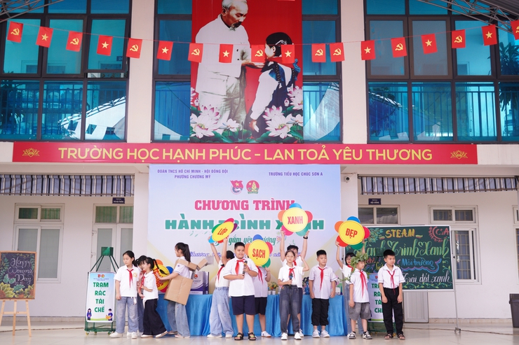 Đoàn phường Chương Mỹ tổ chức Ngày hội “Hành trình xanh – Gửi gắm yêu thương” năm 2025- Ảnh 5.