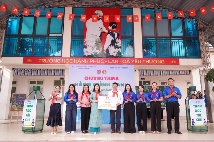 Đoàn phường Chương Mỹ tổ chức Ngày hội “Hành trình xanh – Gửi gắm yêu thương” năm 2025- Ảnh 6.