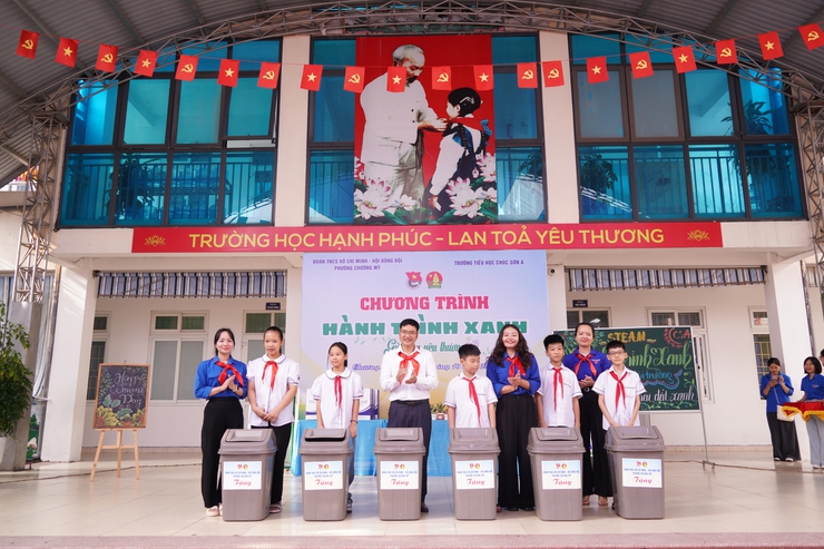 Đoàn phường Chương Mỹ tổ chức Ngày hội “Hành trình xanh – Gửi gắm yêu thương” năm 2025- Ảnh 7.
