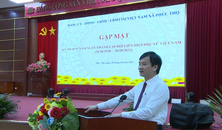 Xã Phúc Thọ tổ chức gặp mặt kỷ niệm 95 năm Ngày thành lập Hội Liên hiệp Phụ nữ Việt Nam (20/10/1930 – 20/10/2025)- Ảnh 1.