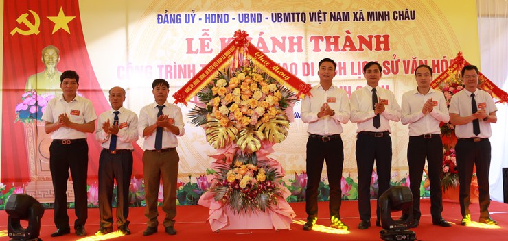Xã Minh Châu long trọng tổ chức Lễ khánh thành Chùa xóm Hạ – Di tích lịch sử văn hóa cấp Thành phố- Ảnh 2.