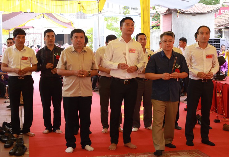 Xã Minh Châu long trọng tổ chức Lễ khánh thành Chùa xóm Hạ – Di tích lịch sử văn hóa cấp Thành phố- Ảnh 6.