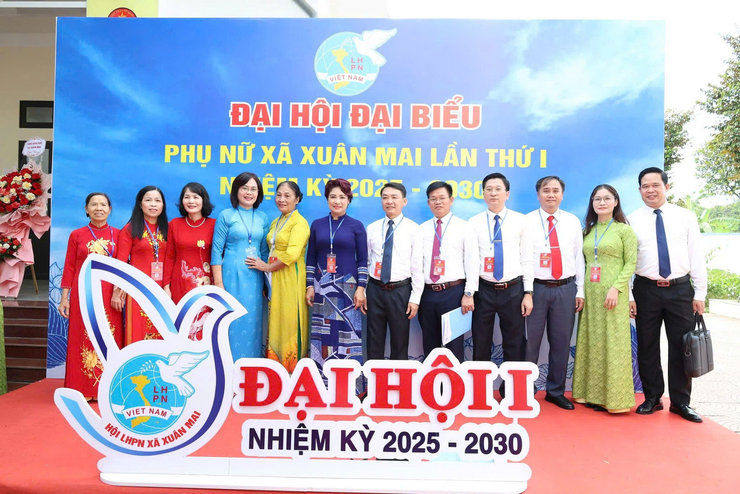 Phát huy truyền thống 95 năm xây dựng và phát triển của Hội Phụ nữ Việt Nam; Phụ nữ xã Xuân Mai quyết tâm xây dựng đội ngũ cán bộ Hội chuyên nghiệp, đáp ứng yêu cầu kỷ nguyên số- Ảnh 2.