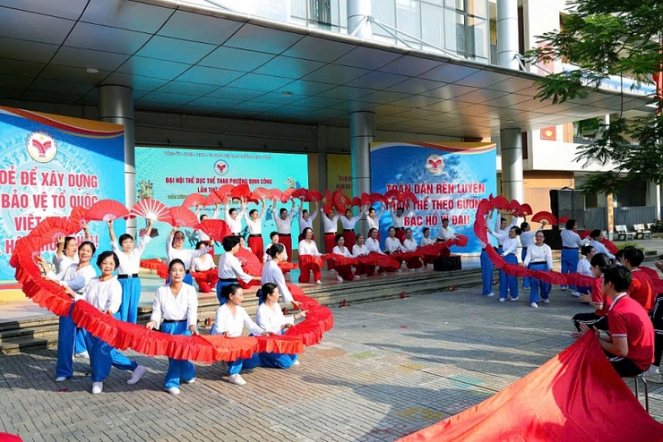 Sôi động ngày hội thể thao Định Công- Ảnh 5.