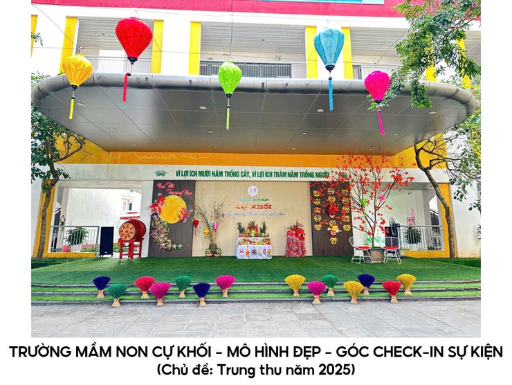 Trường Mầm non Cự Khối: “Mái trường xanh - Từ bàn tay bé nhỏ”- Ảnh 9.