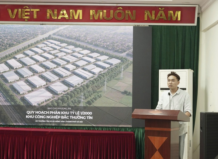 Xã Thường Tín lấy ý kiến Quy hoạch Khu công nghiệp Bắc Thường Tín- Ảnh 4.