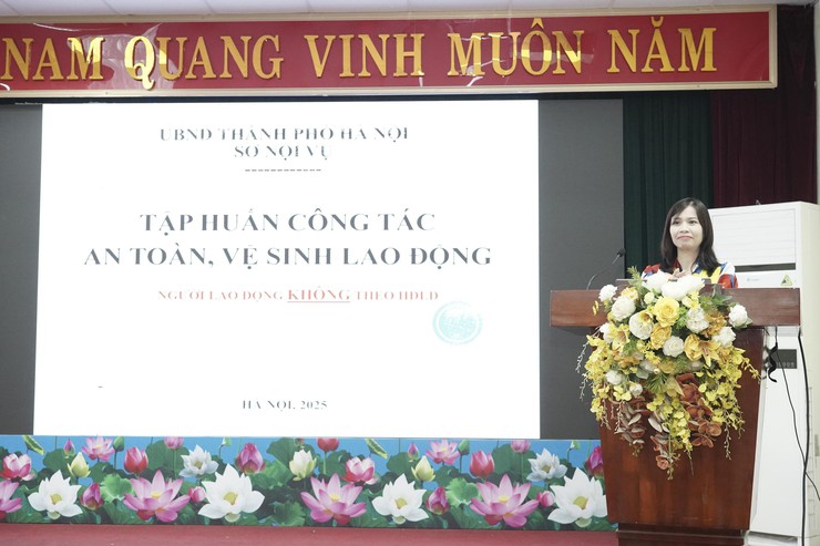 Xã Thường Tín tập huấn công tác an toàn lao động, vệ sinh lao động năm 2025;- Ảnh 1.