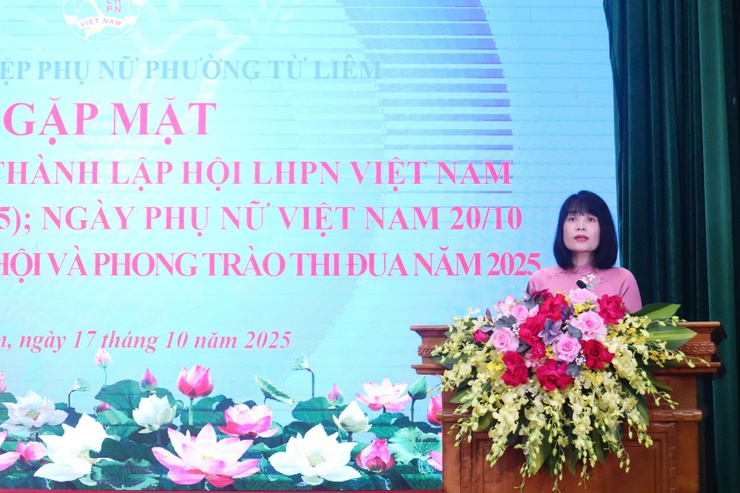 Hội LHPN phường Từ Liêm gặp mặt kỷ niệm 95 năm thành lập Hội LHPN và Ngày phụ nữ Việt Nam 20/10; Tổng kết công tác Hội năm 2025- Ảnh 2.