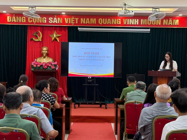 UBND PHƯỜNG CỬA NAM TRIỂN KHAI KẾ HOẠCH XÂY DỰNG CƠ SỞ DỮ LIỆU VỀ NGƯỜI LAO ĐỘNG NĂM 2025- Ảnh 4.