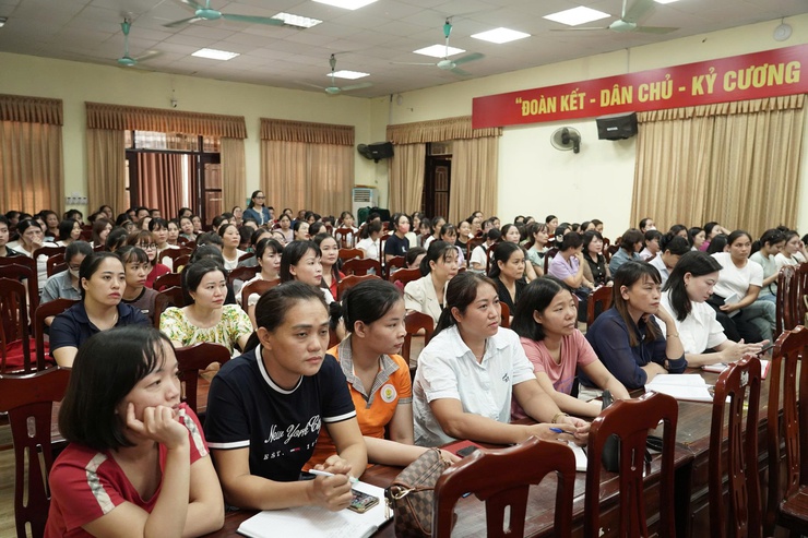 Xã Thường Tín tăng cường công tác an  toàn vệ sinh thực phẩm tại các cơ sở giáo dục.- Ảnh 5.