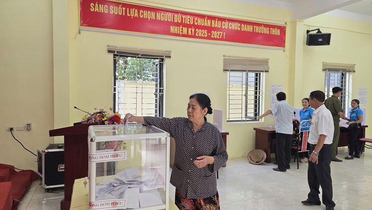 Cuộc bầu cử Trưởng thôn nhiệm kỳ 2025 - 2027 tại 8 thôn trên địa bàn xã Thiên Lộc diễn ra thành công tốt đẹp- Ảnh 27.