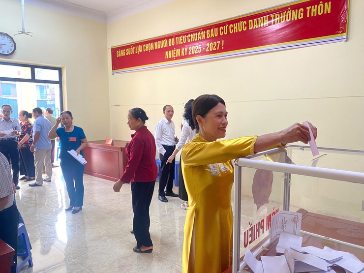 Cuộc bầu cử Trưởng thôn nhiệm kỳ 2025 - 2027 tại 8 thôn trên địa bàn xã Thiên Lộc diễn ra thành công tốt đẹp- Ảnh 19.