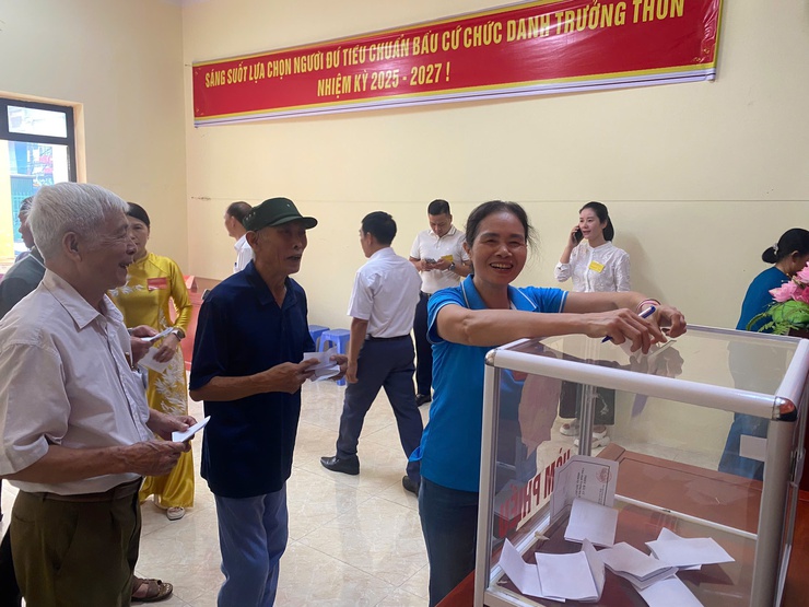 Cuộc bầu cử Trưởng thôn nhiệm kỳ 2025 - 2027 tại 8 thôn trên địa bàn xã Thiên Lộc diễn ra thành công tốt đẹp- Ảnh 23.