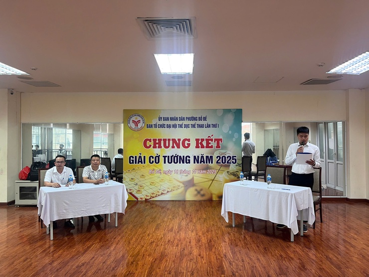 Giải cờ tướng trong khuôn khổ Đại hội Thể dục thể thao phường Bồ Đề lần thứ I- Ảnh 2.