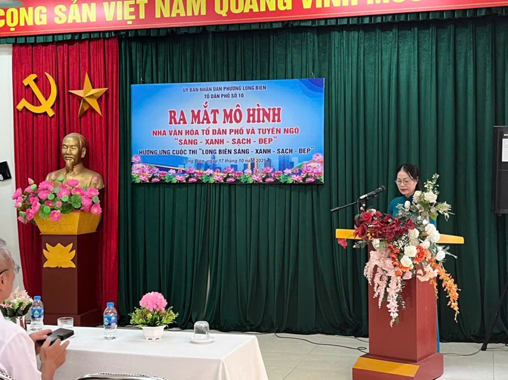 Hiệu quả từ mô hình “Sáng – xanh – sạch – đẹp” tại tổ dân phố số 10 phường Long Biên- Ảnh 6.