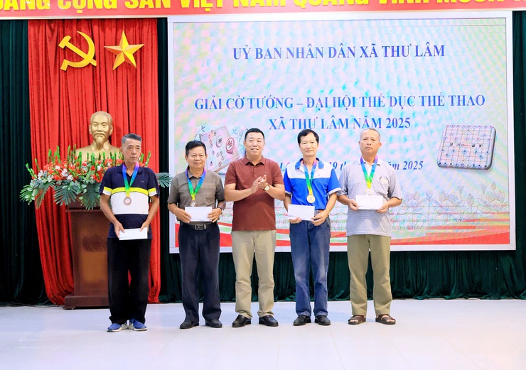 XÃ THƯ LÂM TỔ CHỨC THÀNH CÔNG GIẢI CỜ TƯỚNG – ĐẠI HỘI TDTT NĂM 2025- Ảnh 7.