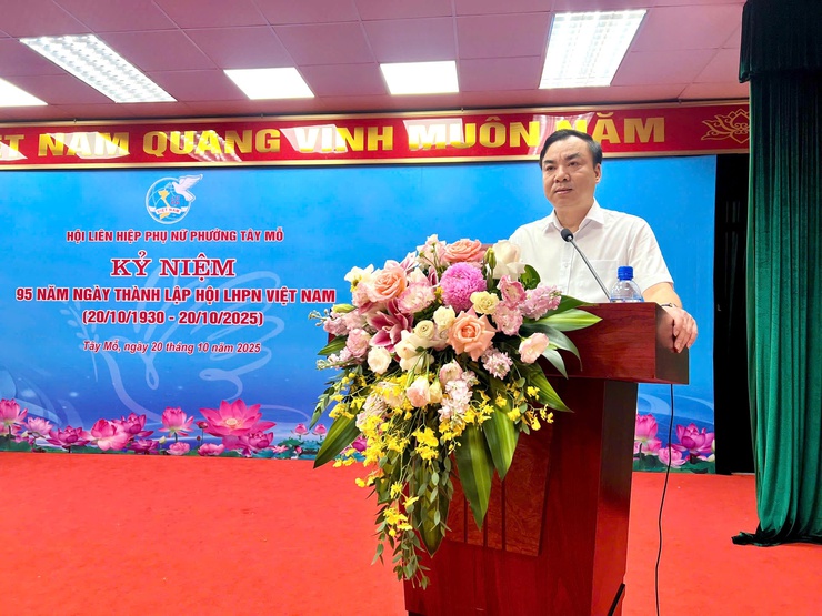 PHƯỜNG TÂY MỖ TỔ CHỨC LỄ KỶ NIỆM 95 NĂM NGÀY THÀNH LẬP HỘI LIÊN HIỆP PHỤ NỮ VIỆT NAM (20/10/1930 – 20/10/2025)- Ảnh 3.