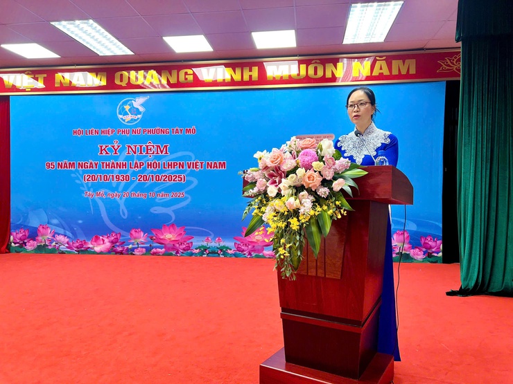 PHƯỜNG TÂY MỖ TỔ CHỨC LỄ KỶ NIỆM 95 NĂM NGÀY THÀNH LẬP HỘI LIÊN HIỆP PHỤ NỮ VIỆT NAM (20/10/1930 – 20/10/2025)- Ảnh 2.
