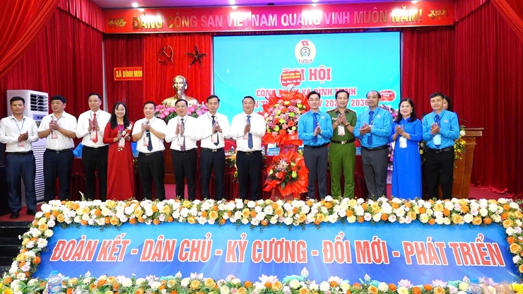 Đại hội Công đoàn xã Bình Minh lần thứ I: Khẳng định vai trò đại diện, chăm lo cho người lao động- Ảnh 10.