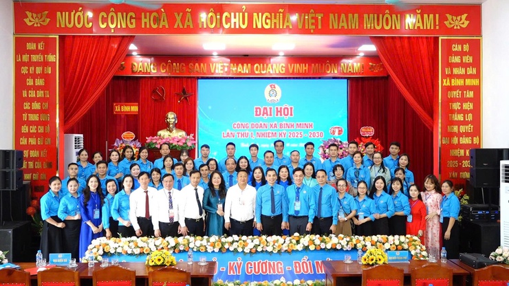 Đại hội Công đoàn xã Bình Minh lần thứ I: Khẳng định vai trò đại diện, chăm lo cho người lao động- Ảnh 11.