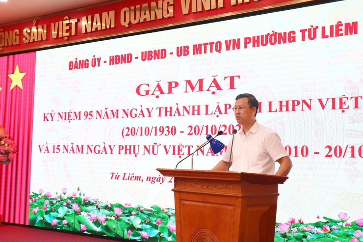 Gặp mặt kỷ niệm Ngày Phụ nữ Việt Nam 20/10 tại phường Từ Liêm- Ảnh 4.