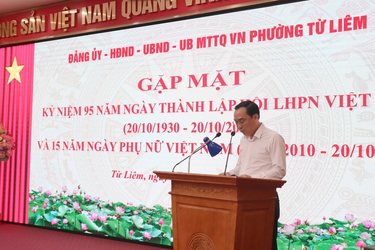 Gặp mặt kỷ niệm Ngày Phụ nữ Việt Nam 20/10 tại phường Từ Liêm- Ảnh 3.