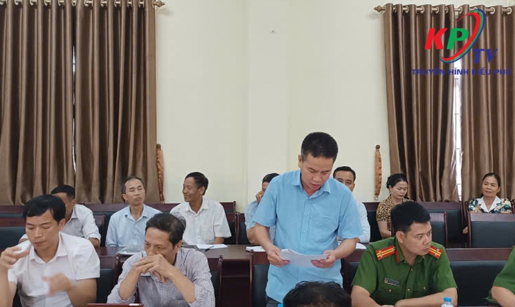 UBND xã Kiều Phú tổ chức hội nghị triển khai Kế hoạch cưỡng chế đối với các trường hợp vi phạm đất đai trên địa bàn- Ảnh 5.