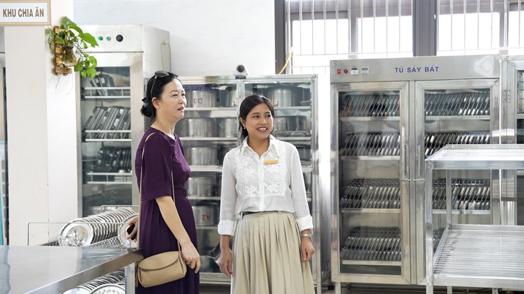 Trường Mầm non Cát Quế A thực hiện chuyên đề cấp Thành phố về “Tập huấn bồi dưỡng kiến thức vệ sinh ATTP, giáo dục dinh dưỡng kết hợp vận động nhằm phát triển thể chất cân đối cho trẻ”- Ảnh 3.