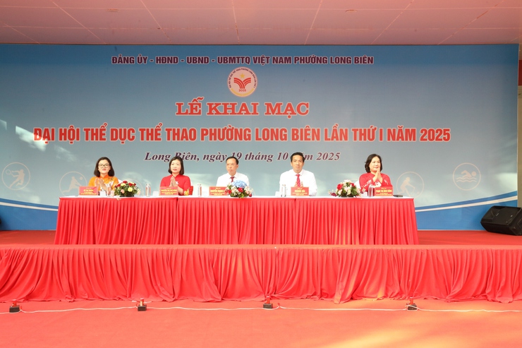 Phường Long Biên tổ chức thành công Đại hội Thể dục Thể thao phường Long Biên lần thứ I - năm 2025- Ảnh 4.