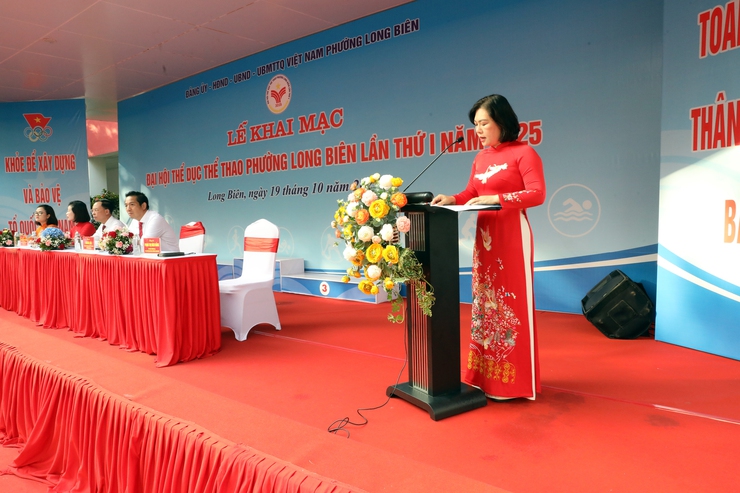 Phường Long Biên tổ chức thành công Đại hội Thể dục Thể thao phường Long Biên lần thứ I - năm 2025- Ảnh 3.