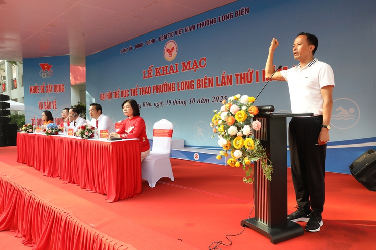 Phường Long Biên tổ chức thành công Đại hội Thể dục Thể thao phường Long Biên lần thứ I - năm 2025- Ảnh 5.