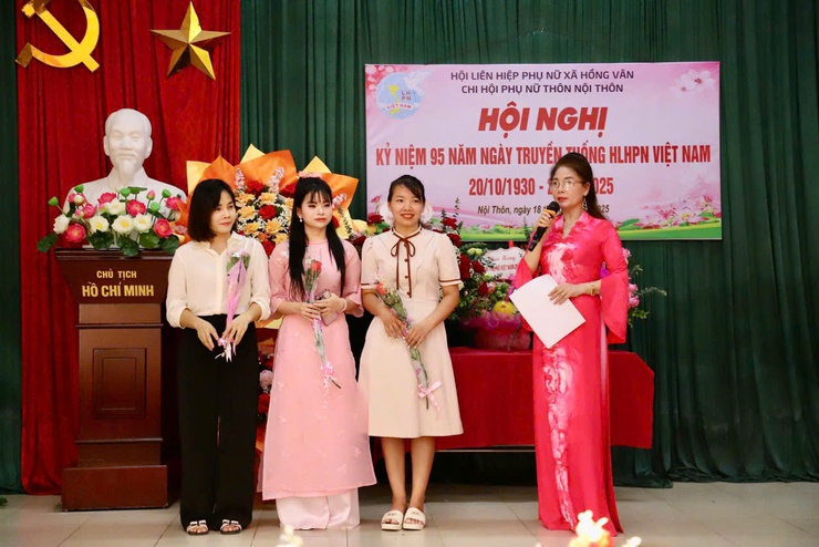 CHI HỘI PHỤ NỮ THÔN NỘI THÔN: GẶP MẶT KỶ NIỆM 95 NĂM NGÀY THÀNH LẬP HỘI LHPN VN 20/10- Ảnh 5.