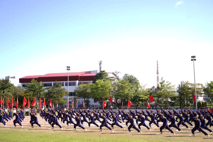 Tổng duyệt Lễ khai mạc Đại hội Thể dục Thể thao Phường Chương Mỹ lần thứ I năm 2025- Ảnh 10.