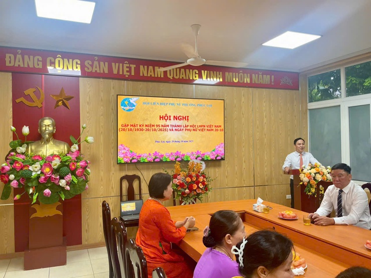 HỘI LHPN PHƯỜNG PHÚC LỢI GẶP MẶT KỶ NIỆM 95 NĂM THÀNH LẬP HỘI LHPN VIỆT NAM VÀ NGÀY PHỤ NỮ VIỆT NAM (20/10)- Ảnh 1.