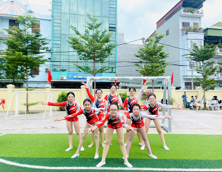 TRƯỜNG THCS YÊN SỞ THAM GIA LỄ KHAI MẠC ĐẠI HỘI THỂ DỤC THỂ THAO PHƯỜNG HOÀNG MAI LẦN THỨ NHẤT NĂM 2025- Ảnh 2.