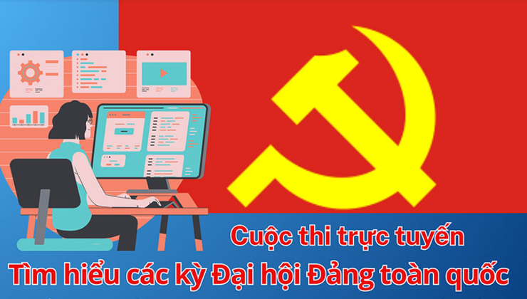 (Infographic) Cuộc thi trực tuyến tìm hiểu các kỳ Đại hội Đảng toàn quốc- Ảnh 1.