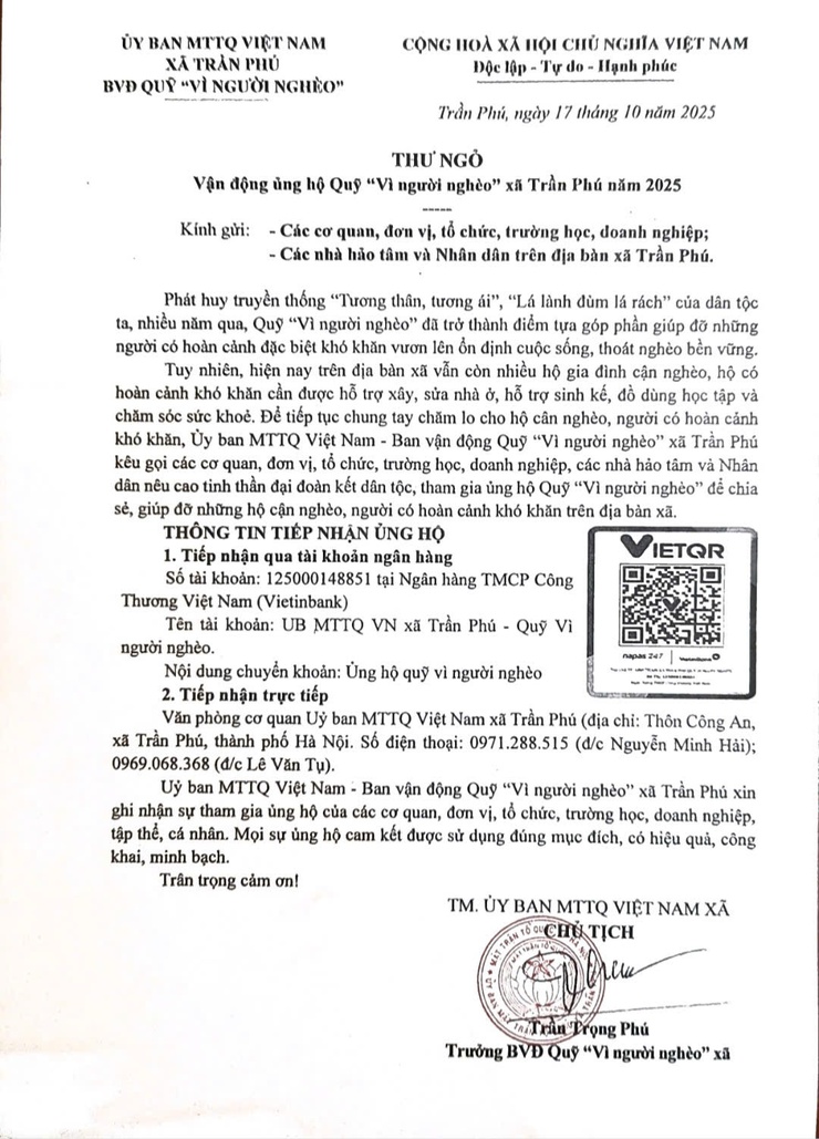 Thư ngỏ- Ảnh 1.