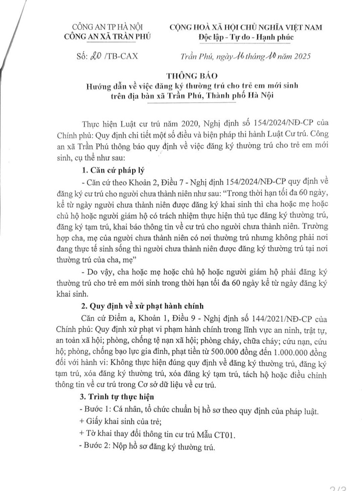 Thông báo- Ảnh 1.