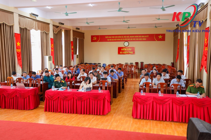 Xã Kiều Phú tổ chức hội nghị Hội đồng nghĩa vụ Quân sự mở rộng, báo cáo tiến độ công tác tuyển chọn và gọi công dân nhập ngũ năm 2026- Ảnh 1.