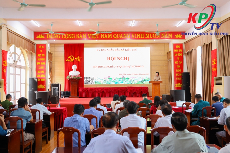 Xã Kiều Phú tổ chức hội nghị Hội đồng nghĩa vụ Quân sự mở rộng, báo cáo tiến độ công tác tuyển chọn và gọi công dân nhập ngũ năm 2026- Ảnh 2.