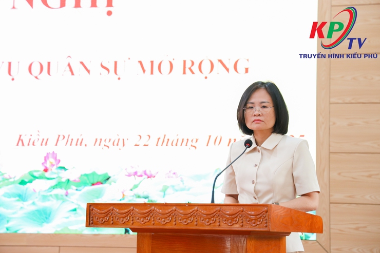 Xã Kiều Phú tổ chức hội nghị Hội đồng nghĩa vụ Quân sự mở rộng, báo cáo tiến độ công tác tuyển chọn và gọi công dân nhập ngũ năm 2026- Ảnh 4.