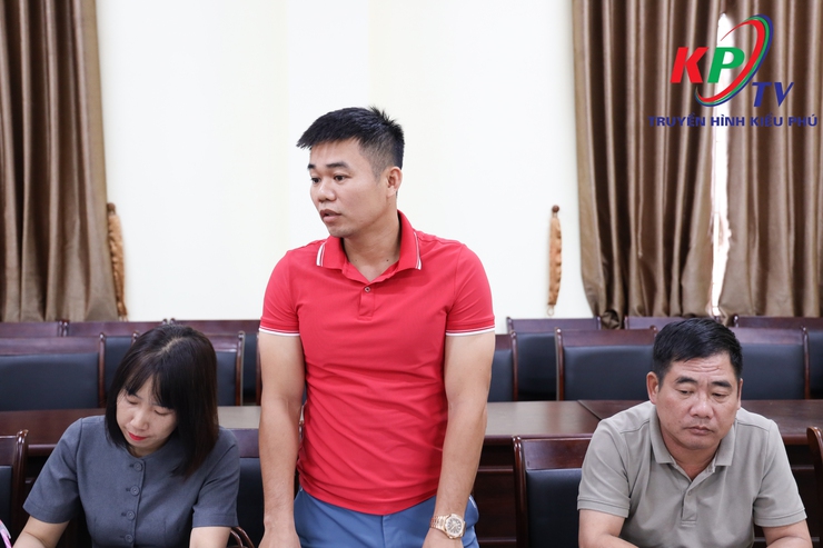 Ban Tổ chức Đại hội Thể dục Thể thao xã Kiều Phú tổ chức hội nghị nghe báo cáo tiến độ và quán triệt công tác chuẩn bị Lễ Khai mạc, Bế mạc Đại hội lần thứ nhất năm 2025- Ảnh 8.