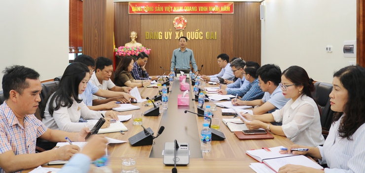 Quốc Oai họp Ban chỉ đạo bầu cử đại biểu Quốc hội khóa XVI và đại biểu HĐND các cấp, nhiệm kỳ 2026 - 2031- Ảnh 1.
