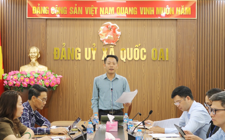 Quốc Oai họp Ban chỉ đạo bầu cử đại biểu Quốc hội khóa XVI và đại biểu HĐND các cấp, nhiệm kỳ 2026 - 2031- Ảnh 10.