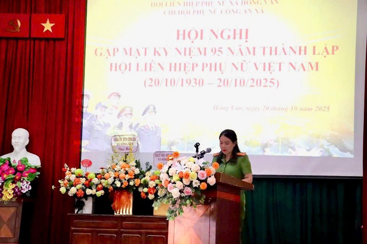 CÔNG AN XÃ HỒNG VÂN TỔ CHỨC GẶP MẶT KỶ NIỆM NGÀY PHỤ NỮ VIỆT NAM 20/10- Ảnh 4.
