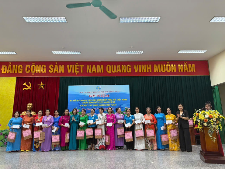 Hội LHPN phường Đông Ngạc tổ chức kỷ niệm 95 năm Ngày thành lập Hội Liên hiệp Phụ nữ Việt Nam (20/10/1930-20/10/2025) và hội thi “Món ngon cuối tuần”- Ảnh 17.