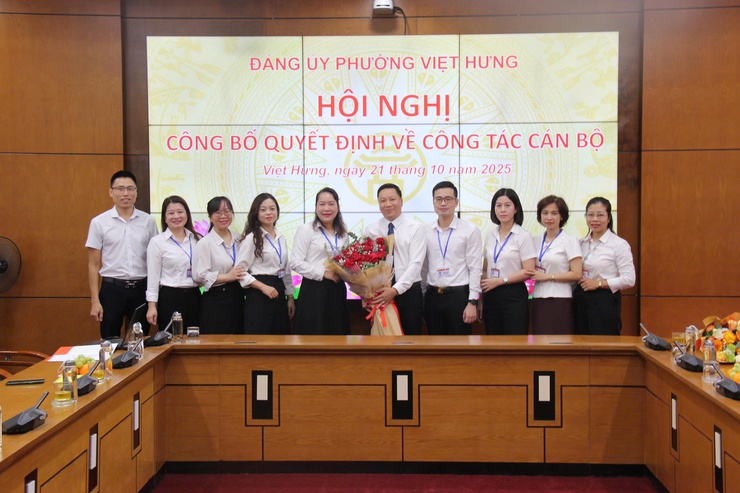 CÔNG BỐ QUYẾT ĐỊNH BỔ NHIỆM PHÓ TRƯỞNG BAN XÂY DỰNG ĐẢNG PHƯỜNG VIỆT HƯNG- Ảnh 5.