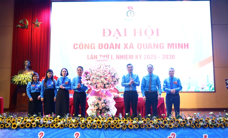 Đại hội Công đoàn xã Quang Minh lần thứ I, nhiệm kỳ 2025-2030 thành công tốt đẹp- Ảnh 1.